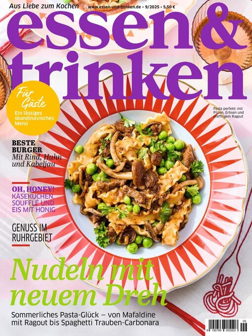 Titeldetails für essen&trinken nach DPV Deutscher Pressevertrieb - Verfügbar